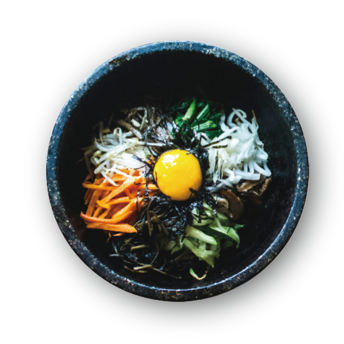 Bibimbap  (arroz al estilo coreano)