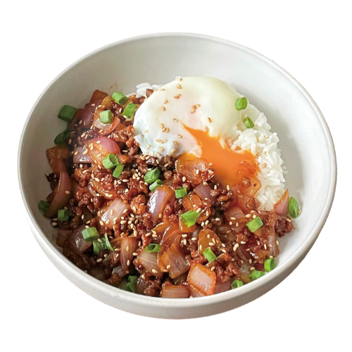 DONBURI DE TERNERA CON SALSA DE PIMIENTA NEGRA